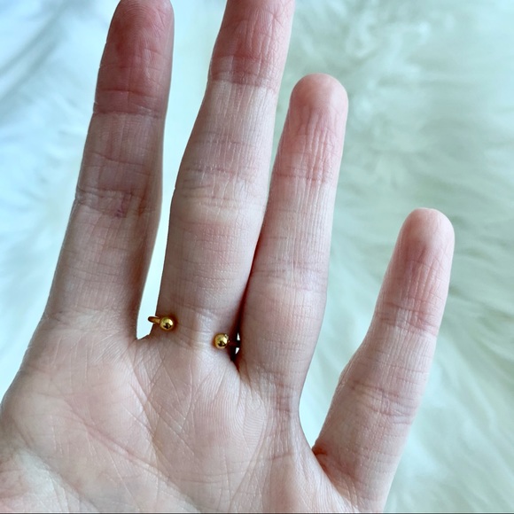 Green Ammolite Stone 14k Gold Ring Adjustable Size - Picture 8 of 12